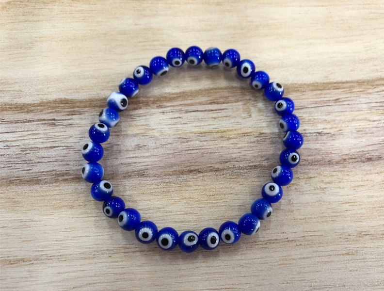 Pulsera ojo turco bola 6 mm